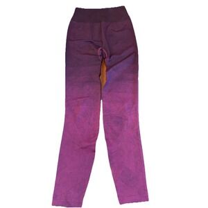 Lululemon Align High Rise Leggings Women's Size 4, Ombre Purple Gradient Stripe